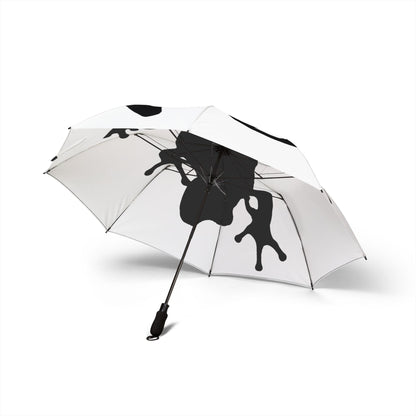 Frog Silhouette Foldable Umbrella — Compact Semi-Automatic Rain Parasol